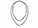 MGR MY GEMS ROCK! Endless Infinity Style Semi-Precious 8MM Matte Amazonite Beaded Strand Necklace, 60