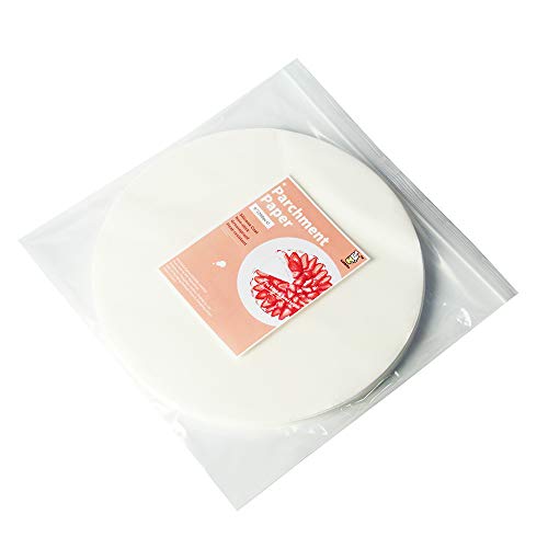 image for Katbite Parchment Paper Rounds-200 Pack, 6″ 8″ 9″ 10″ 12″ Pa