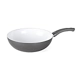Bialetti 07224 Aeternum Easy Stir Fry Pan, 11-inch, Silver