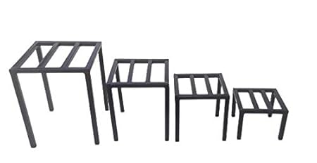 Truphe Rustproof Plant Stand, Flower Pot Stand, Gamla Stand - (Set of 4)