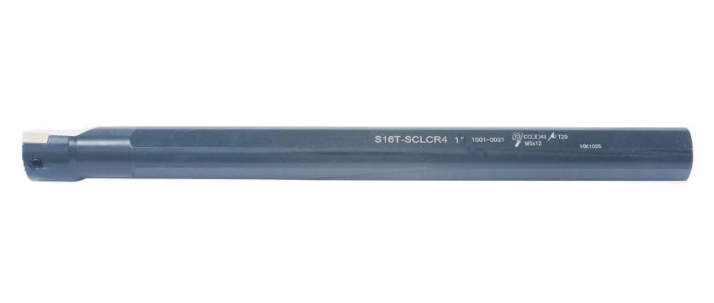 HHIP 1001-0031 1 x 12 Inch Shank S-SCLCR16T-4 Indexable Boring Bar with Insert