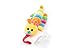 BabyHuggle Caterpillar Pacifier - Stuffed Animal Toy with Detachable Silicone Baby Dummy, Binky Clip Leash & Squeaky
