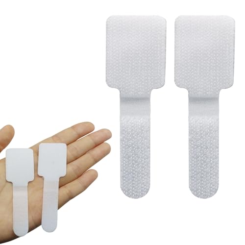 SOVNSG Hook Loop Cable Ties White