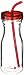 SH&H SimpleHH Cold Drink Tumbler with Straw, 33 oz., Large, Red