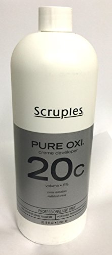 Scruples Pure Oxi Creme Developer 1 Liter / 33.8 fl oz (20C VOLUME - 6%)