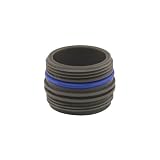 Neoperl 13 0390 5 Cache Adapter, Acetal Construction for Junior Size Cache, Male M21.5 x 1 Top Threads, Male 55/64"-27 Bottom Threads, Plastic