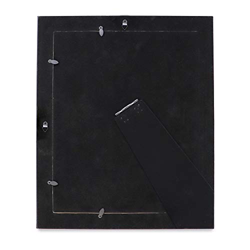 Laura Ashley 8x10 Gold Mirror Bead Picture Frame, Classic Mirrored