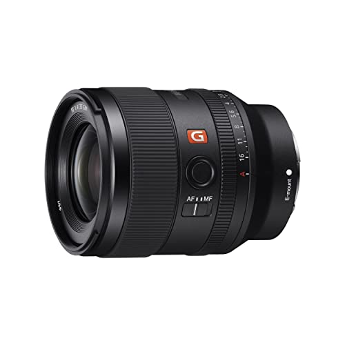 Sony SEL35F14GM-35mm F1.4G Master Objektiv für Vollformat & APS-C(Premium Festbrennweite,lichtstark &kompakt,E-Mount,ideal für Reportage,Porträt &Low-Light,kompatibel mit A7-Serie,ZV-E10,A6400,A6700)