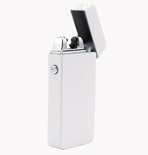 Electric USB Rechargeable Lighter - Flameless and Windproof - Vontone Lighters (White)