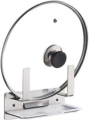 Tengfey 鍋蓋 スタンド 壁掛け まな板 迅速な対応で商品をお届け致します 立て 1個 在庫掃除セール 超安い ラック スペースアルミニウム素材 ホルダー ツールスタンド 強力粘着固定 キッチン 品質にはぜひご安心ください 鍋蓋収納