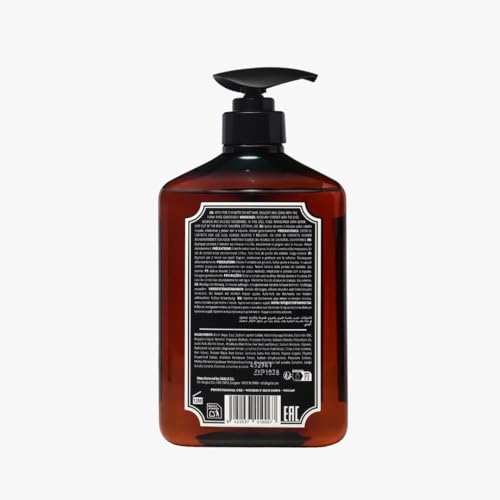 DR. JACKSON Natural Men's Shampoo 800 ml - Save Format, Daily Use 3 in 1 Anti-Dandruff Shampoo, Men's Oily Hair Shampoo and Detox, Anti-Hair Shampoo for Men - Shampoo Without Sulfates or Parabens