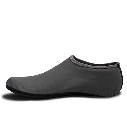 EQUICK-Water-Socks-Durable-Aqua-Fins-Barefoot-Shoes-New-Version-Updated-Size-Beach-Pool-Swim-Surf-Yoga-Exercise