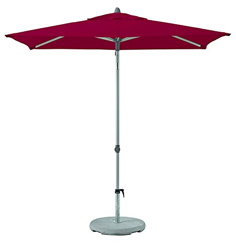 Suncomfort by Glatz Sonnenschirm Push Up 250 x 200 cm, zentrale Stange Aurora Garten Außenbereich
