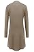 Cardigan Sweaters for Women Knitwears Long Sleeve Solid Button Down Casual Cardigans 2X-Large Mocha