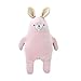 Miniso Cute Bunny Rabbit Stuffed Animals Plush Pillow Toy Gift for Kids, Pink, 12