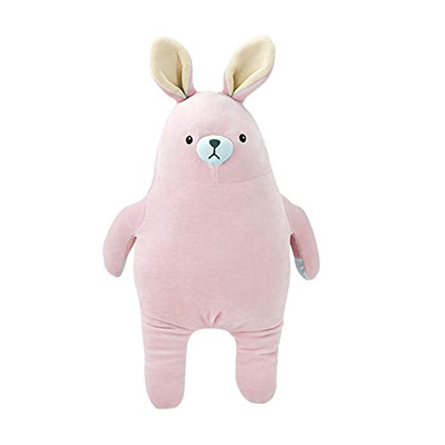 Miniso Cute Bunny Rabbit Stuffed Animals Plush Pillow Toy Gift for Kids, Pink, 12
