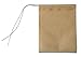 100 Count of Natural Tea Filter Bags - Unbleached, Disposable Loose Tea Infuser