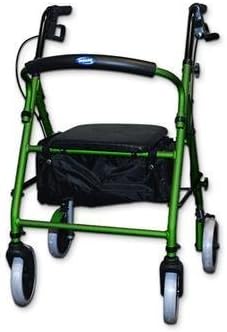 >Alum rltr sftst crv back green. Soft Seat Aluminum Rollator with Round Back by Ambulatory productsRollators acc