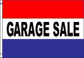 3x5 Foot Message Flag Garage Sale