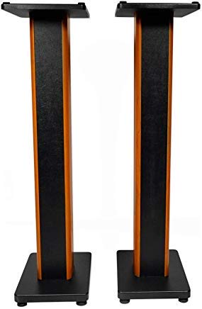 Rockville 2 RHTSC 36″ Inch Bookshelf Speaker Stands Surround Sound Home Theater