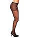 Sheer Crotchless Pantyhose Black Red or Beige Regular