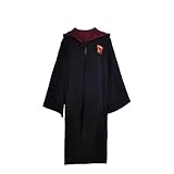 YAHUIPEIUS Adult Costume Robe Hooded Cloak With Gryffindor Emblem by (S)