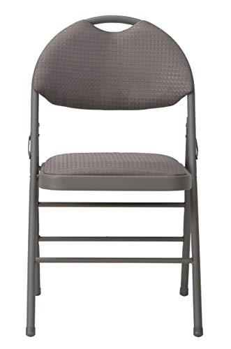 Cosco Commercial Comfort Back Fabric Folding Chair With Handle