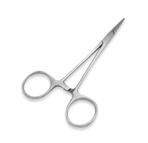 Mosquito Pet Grooming Haemostat Dog, Cat, Small Pet Ear Hair Puller Locking Forceps MOSQ (Straight)