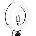 LimoStudio 14-inch Diameter LED Ring Light, Continuous Lighting Kit, 5500K, Good for Beauty Facial Shoot, Light Stand Tripod, Cell Phone Spring Clip Holder, Photo Studio, AGG2028V6