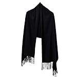 Womens Winter Scarf cashmere scarves for women Soft Blanket Wraps Shawls Solid Colors