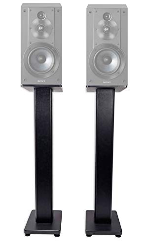 (2) 36″ Bookshelf Speaker Stands for Sony SSCS5 Bookshelf Speakers