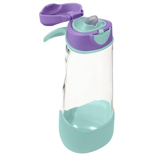 b.box Sport Trinkflasche | Griffige, Auslaufsichere Wasser- und Trinkflasche Kinder | Cooles, Modernes Design | Neigen und Trinken | 600 ml