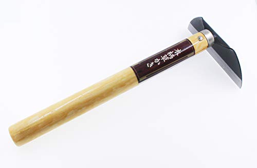 OTSUMAMI TOKYO Japanese Weeding Hoe, Wooden Handle, 9.5 inches Long, Blade Width 4.4 inches, Compact and Easy to Hold