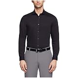 Calvin Klein Men's Slim Fit Non-Iron Herringbone Point Collar Dress Shirt,  Blue Velvet, 16.5 Neck 36"-37" Sleeve price in Saudi Arabia | Amazon Saudi  Arabia | kanbkam