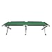 Milestone Aluminum Camp Bed with Carry Bag, Green