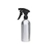iDesign Aluminum 12 0z. Spray Bottle The Metro Collection, 12 Ounce, Brushed Metal with Black Nozzle