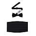 Men's Formal Satin Bowtie and Cummerbund Set - Many Colors Available