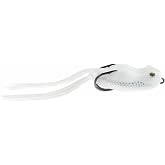 SNAG Proof Smash Mouth Popping Frog | Hollow Body Topwater Frog Lure | Alabaster, 2.5-Inch, 5/8 oz
