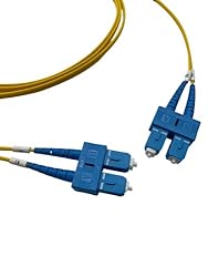 Cablix Single Mode Fiber Optic Patch Cord, Duplex