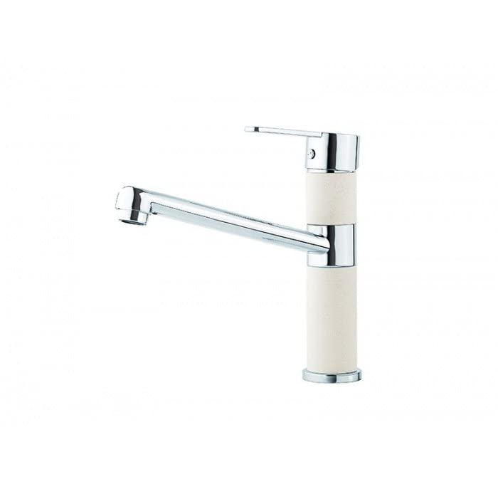 Kitchen Sink tap Made of Granite with a Fixed spout from Alveus Zenit - Sand - 1123572