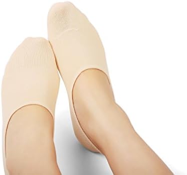 Bonnenult Women 4 Pairs No Show Socks Fashion Liner Socks