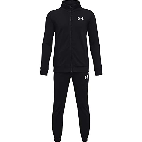 Under Armour Boys Knit Warm Youth Tracksuit, Black, YS