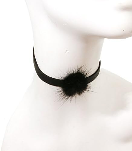 Fur Pom Pom Choker