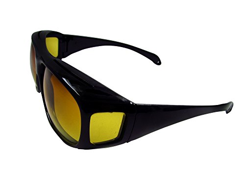 ELLITE HD Night Driving Wraparounds Clear Vision WearOver Prescription Glasses