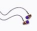 Symphonized NRG Premium Genuine Wood in-Ear Noise-isolating Headphones with Microphone (Purple)