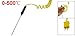 uxcell Probe K Type 0-500C Temperature Range Coiled Thermocouple, 80 mm x 3 mm
