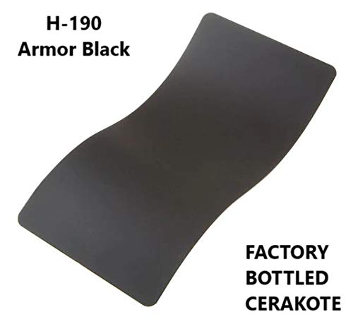 Cerakote High-Temp Baked Firearm Coating - Factory Packaged 4 oz Bottle (H-190: Armor Black)