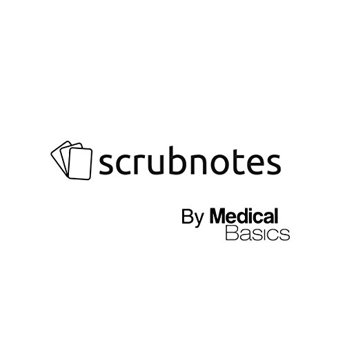 Scrubnotes Medical Reference ID Badge Cards 13 Card Set with Pocket