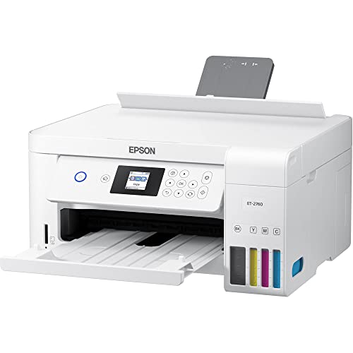 Epson EcoTank ET2760 Wireless Color AllinOne Supertank Inkjet