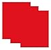 SISER EasyWeed Heat Transfer Vinyl HTV for T-Shirts 12 x 15 Inches 3 Precut Sheets (Red)